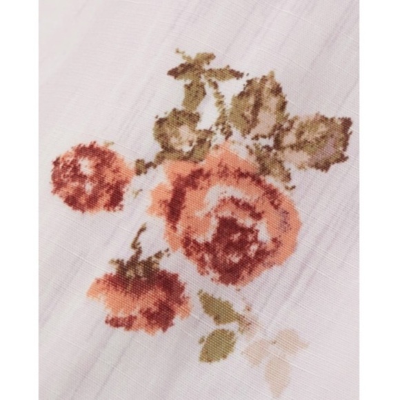 Brock x H&M Spaghetti Strap corset upper pink floral mini dress medium - Picture 10 of 15